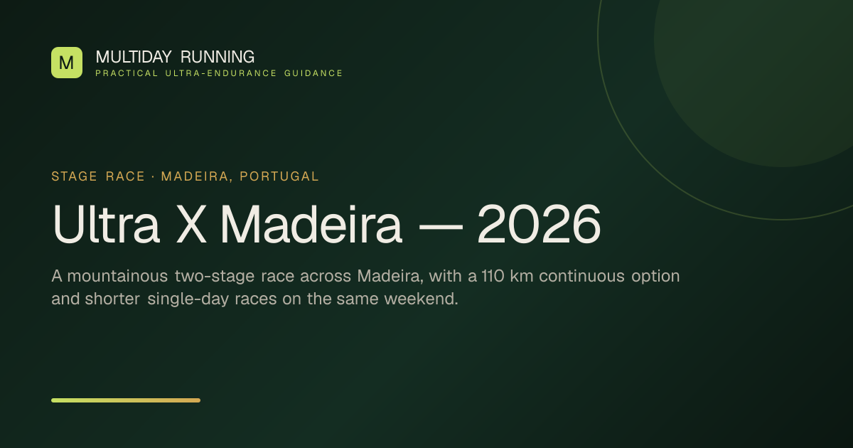 Ultra X Madeira 2026: Dates, Course & Entry